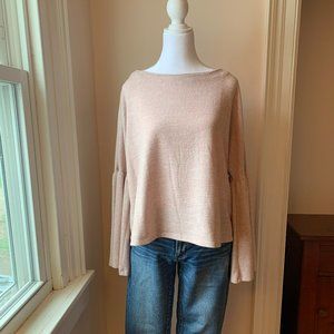 Mango Pink Soft Lightweight Fleece Top in Size Medium
